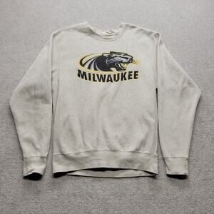 Vintage UWM Milwaukee Panthers Pro-Weave Crewneck Sweatshirt Mens Small NCAA